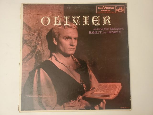 Laurence Olivier Scenes from Shakespeare's Hamlet and Henry V vinyl record