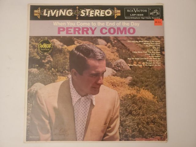 Perry Como When You Come to the End of the Day vinyl record