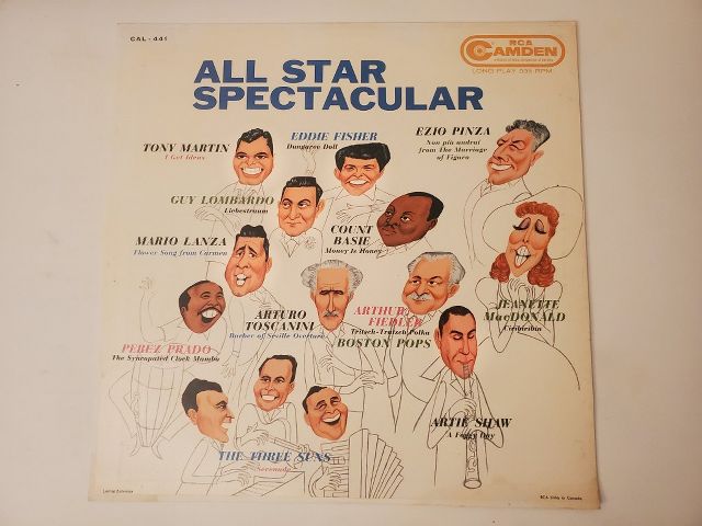 Various Artists All Star Spectacular vinyl record