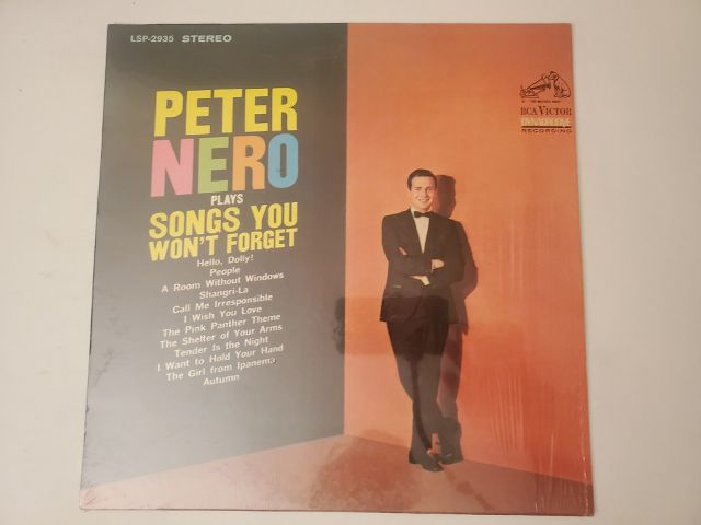 Peter Nero Plays Songs You Won't Forget vinyl record