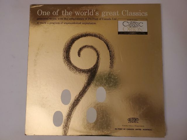 Various Artists Orion Classics vinyl record