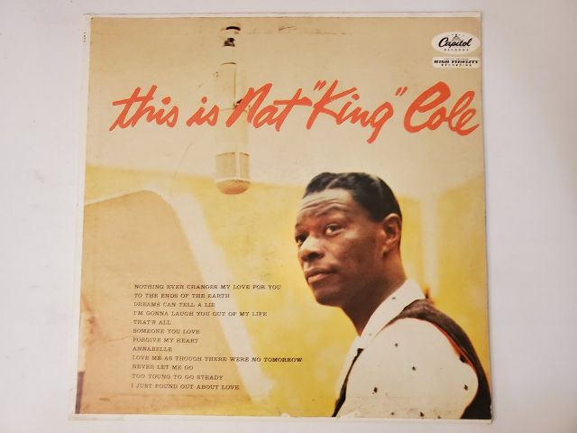 Nat "King" Cole This is Nat 'King' Cole vinyl record