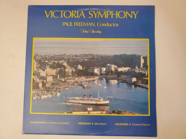 Victoria Symphony Debut Recording vinyl record