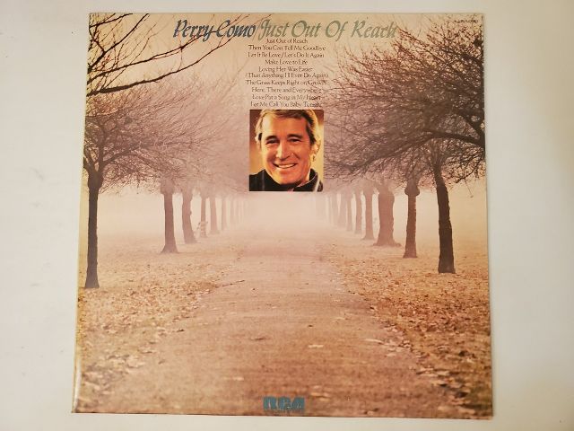 Perry Como Just Out of Reach vinyl record