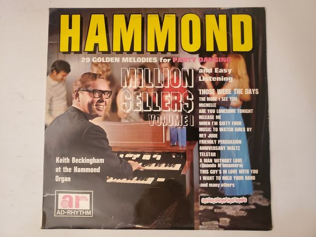 Keith Beckingham Hammond Million Sellers Volume 1 vinyl record