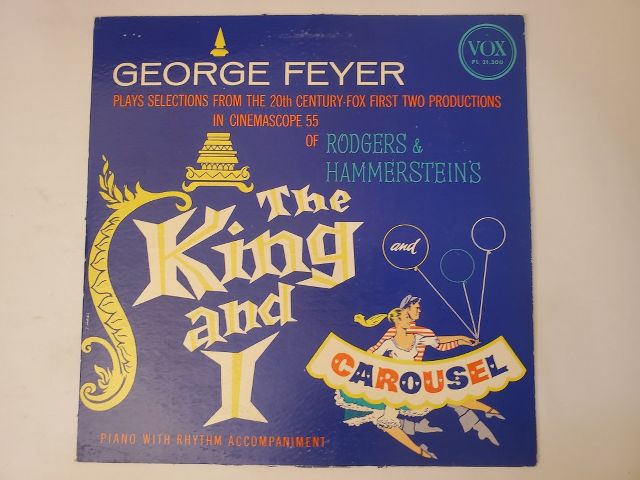 George Feyer The King and I / Carousel vinyl record