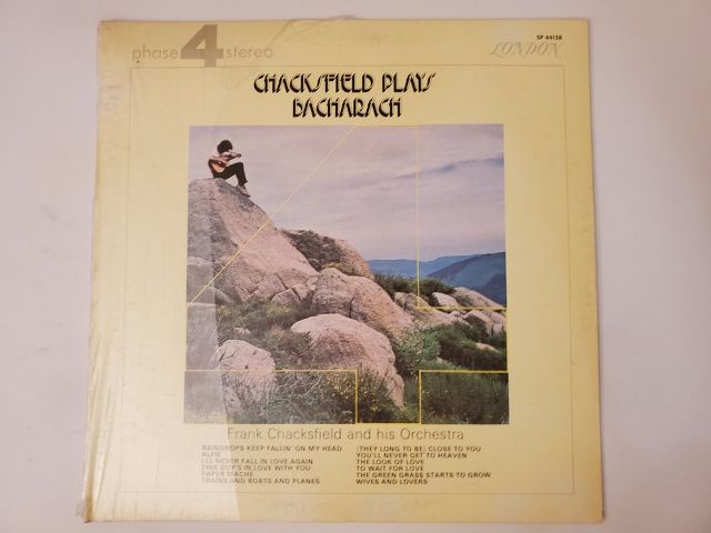 Frank Chacksfield and His Orchestra Chacksfield Plays Bacharach vinyl record