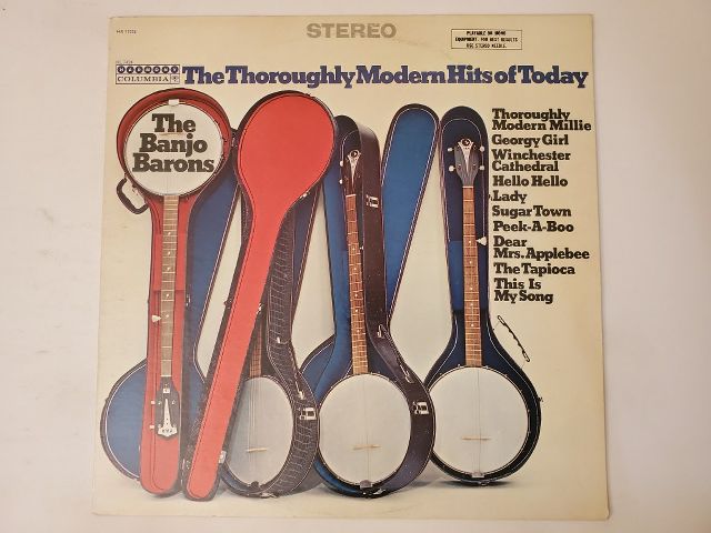The Banjo Barons The Thoroughly Modern Hits of Today vinyl record