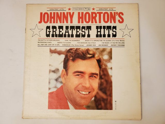 Johnny Horton Greatest Hits vinyl record