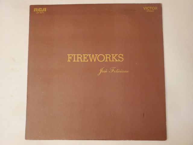 Jos? Feliciano Fireworks vinyl record