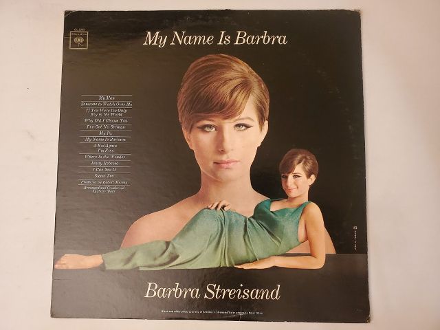 Barbra Streisand My Name Is Barbra vinyl record