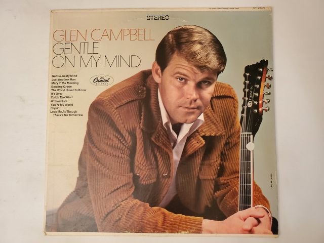 Glen Campbell Gentle on My Mind vinyl record