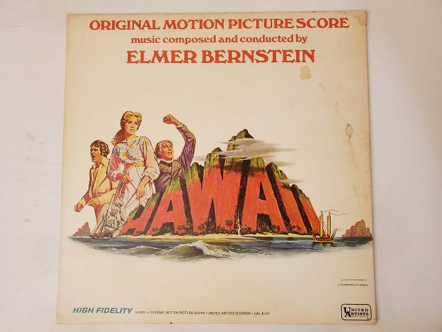 Elmer Bernstein Hawaii: Original Motion Picture Score vinyl record