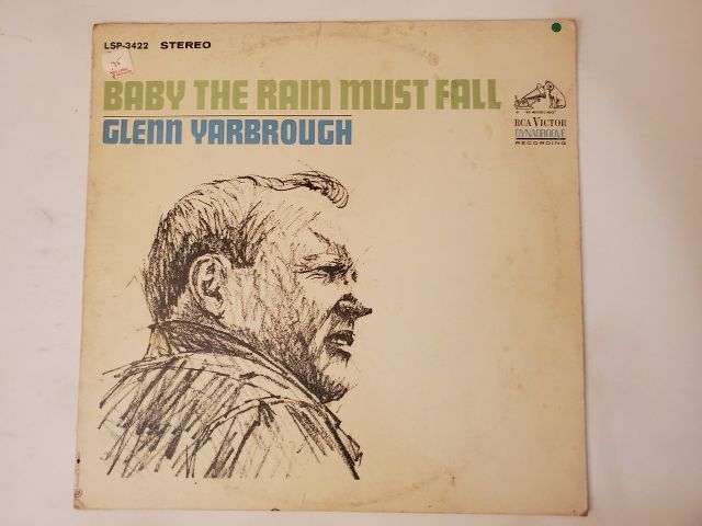 Glenn Yarbrough Baby the Rain Must Fall vinyl record