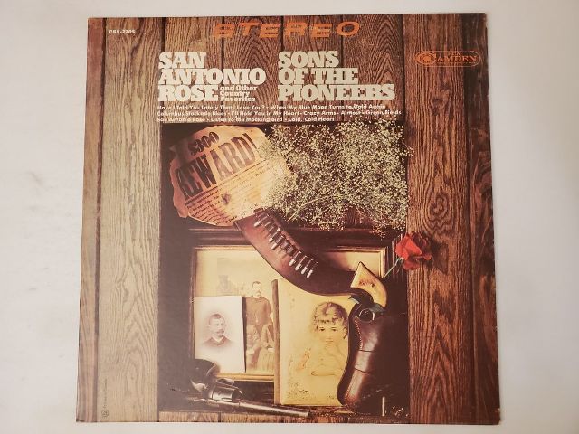 Sons of the Pioneers San Antonio Rose and Other Country Favorites vinyl record