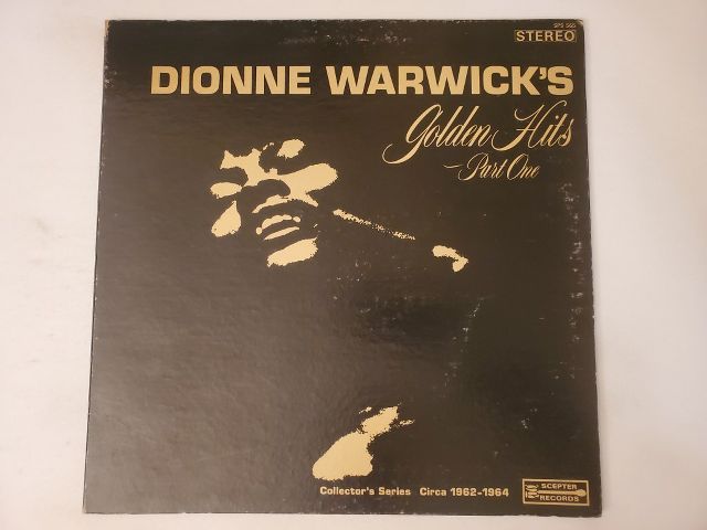 Dionne Warwick Dionne Warwick's Golden Hits Part One vinyl record