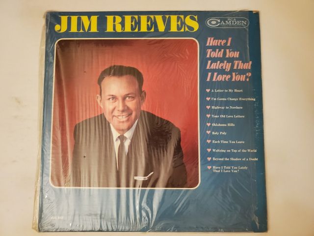 Jim Reeves Have I Told You Lately That I Love You? vinyl record