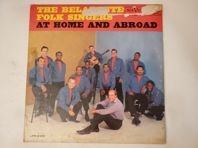 The Belafonte Folk Singers At Home and Abroad vinyl record