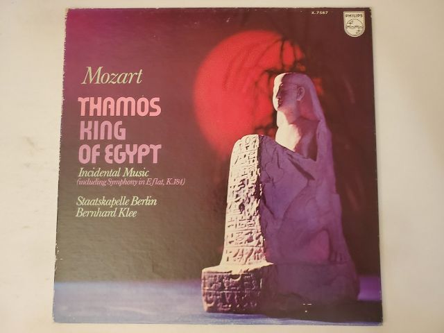 Wolfgang Amadeus Mozart Thamos, King of Egypt vinyl record