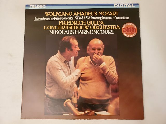 Friedrich Gulda, Nikolaus Harnoncourt Mozart: Piano Concertos KV 488 & 537, 'Coronation' vinyl record