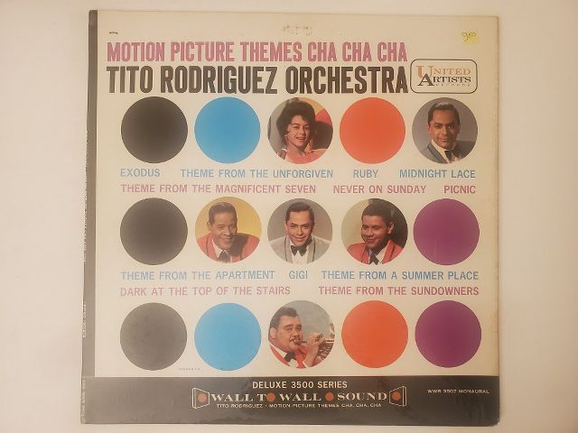 Tito Rodriguez Orchestra Motion Picture Themes Cha Cha Cha vinyl record