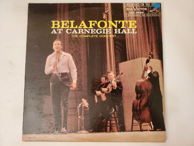 Harry Belafonte Belafonte at Carnegie Hall vinyl record