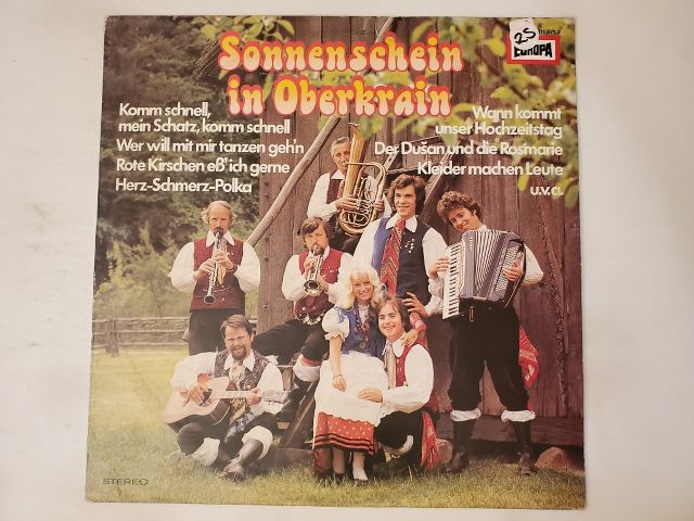 Unknown Sonnenschein in Oberkrain vinyl record