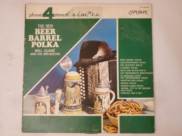 Will Glahe and His Orchestra The New Beer Barrel Polka vinyl record