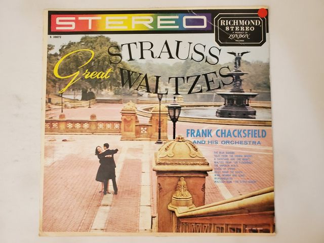 Frank Chacksfield and His Orchestra Great Strauss Waltzes vinyl record