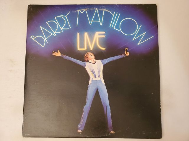 Barry Manilow Live vinyl record