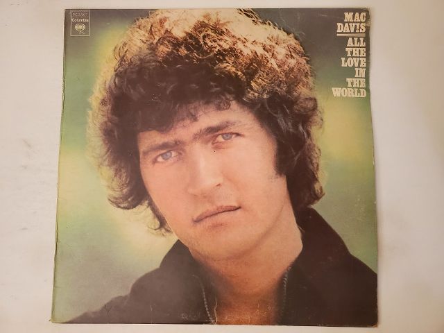 Mac Davis All the Love in the World vinyl record