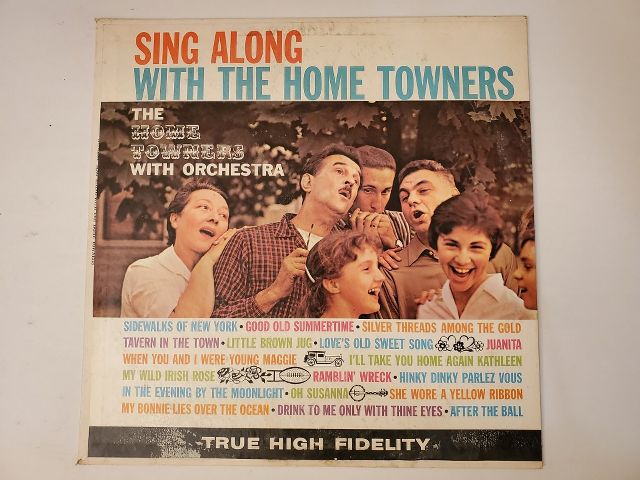 The Home Towners with Orchestra Sing Along with The Home Towners vinyl record