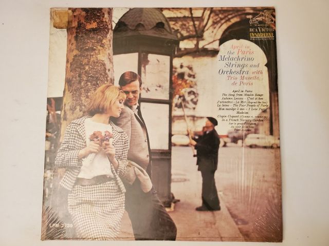 Melachrino Strings and Orchestra with Trio Musette de Paris April in Paris vinyl record