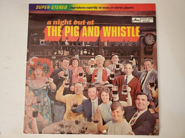 Various Artists A Night Out at The Pig and Whistle vinyl record