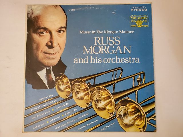 Russ Morgan and his orchestra Music in the Morgan Manner vinyl record