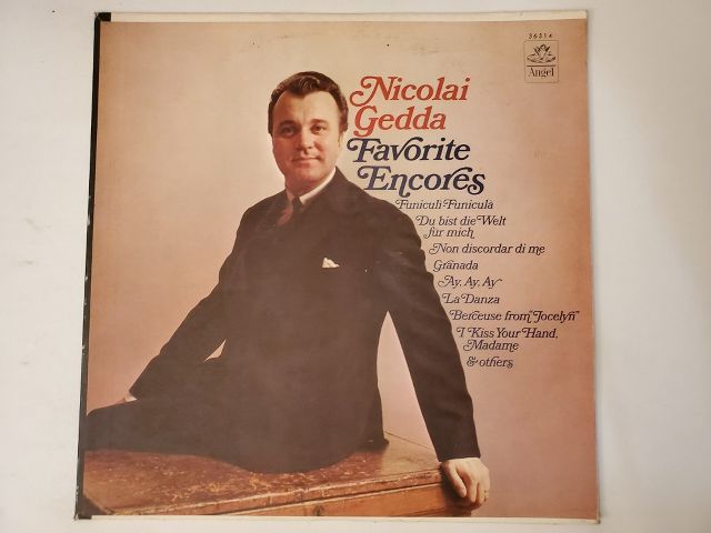 Nicolai Gedda Favorite Encores vinyl record