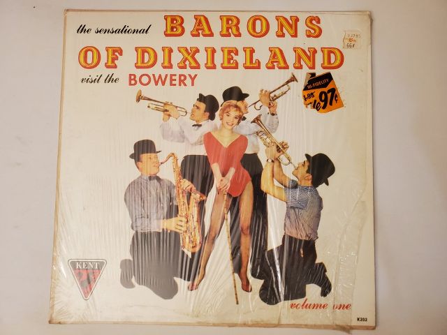 Barons of Dixieland Visit the Bowery vinyl record
