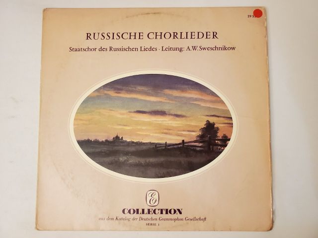 Staatschor des Russischen Liedes Russische Chorlieder vinyl record