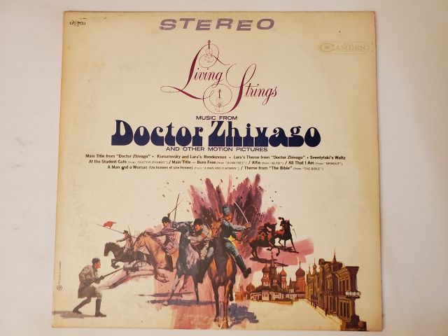 Living Strings Music from Doctor Zhivago and Other Motion Pictures vinyl record