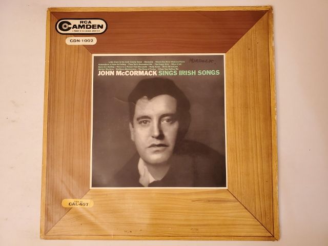 John McCormack Sings Irish Songs vinyl record