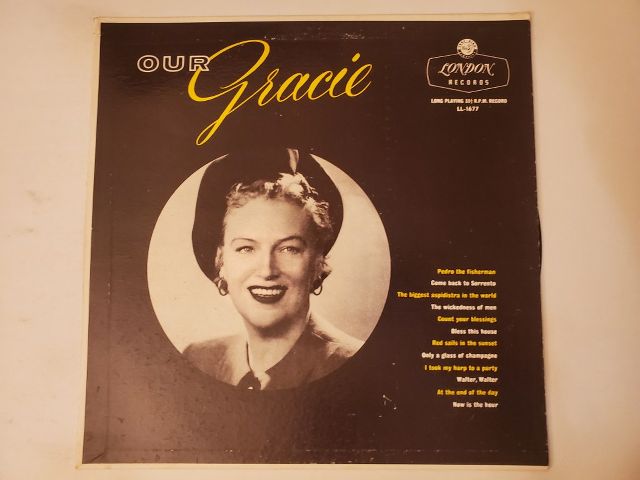 Gracie Fields Our Gracie vinyl record