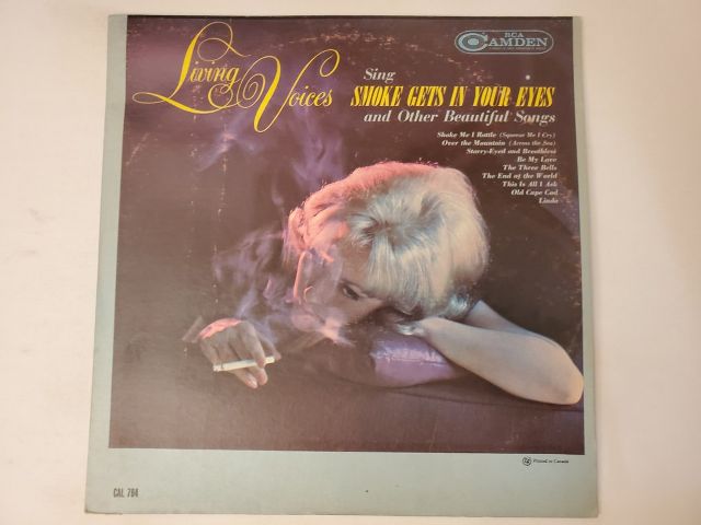 Living Voices Sing Smoke Gets in Your Eyes and Other Beautiful Songs vinyl record