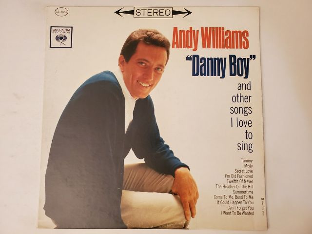 Andy Williams Danny Boy and Other Songs I Love to Sing vinyl record
