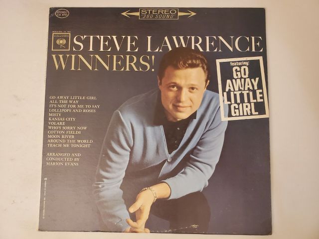 Steve Lawrence Winners vinyl record
