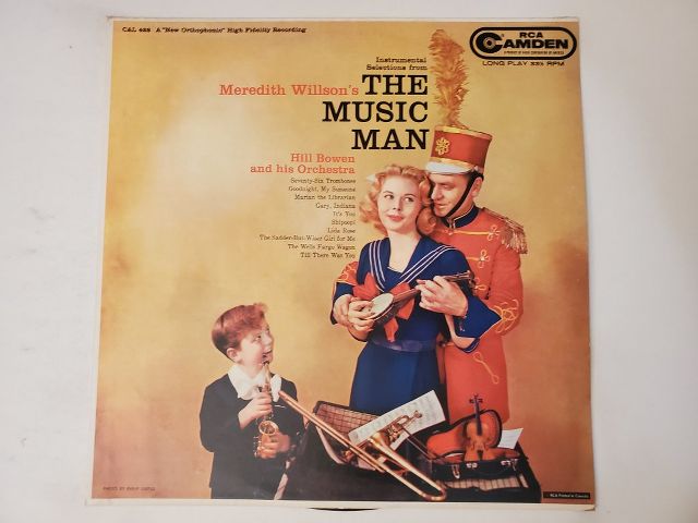 Hill Bowen and his Orchestra Instrumental Selections from Meredith Willson's The Music Man vinyl record