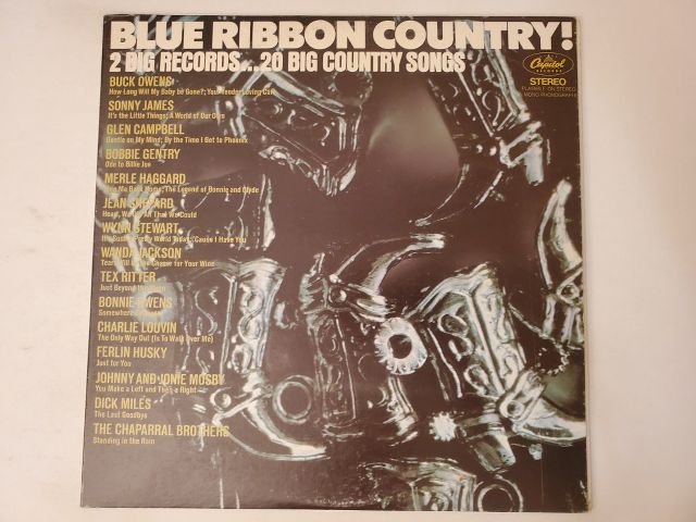 Various Artists Blue Ribbon Country! 2 Big Records... 20 Big Country Songs vinyl record