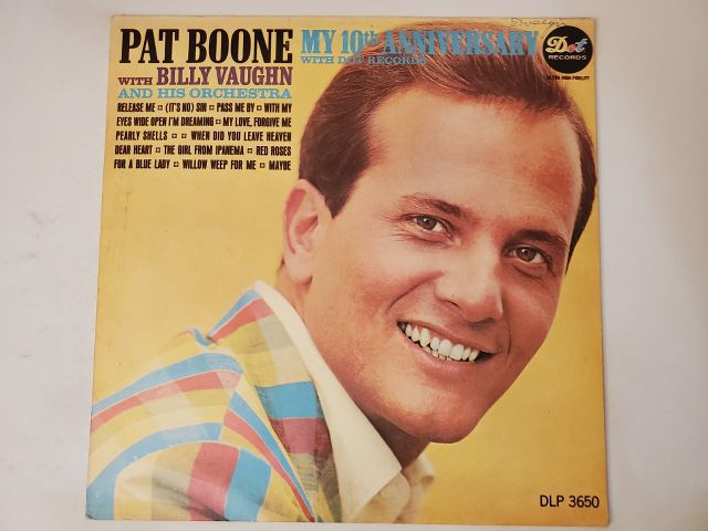 Pat Boone My 10th Anniversary vinyl record