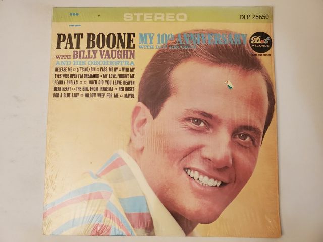Pat Boone My 10th Anniversary with Dot Records vinyl record