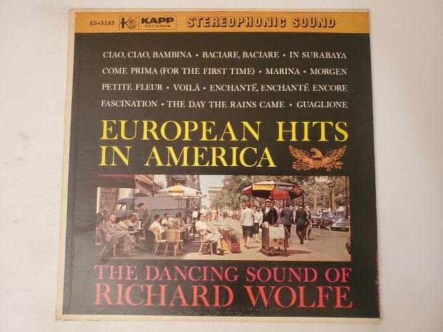 Richard Wolfe European Hits in America vinyl record