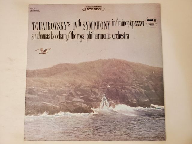 Sir Thomas Beecham, The Royal Philharmonic Orchestra Tchaikovsky's 4th Symphony in F Minor Op. XXXVI vinyl record